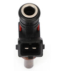 BMW 4 Pack Fuel Injectors 7561277 13537561277 For N45 N46N 2.0L 320i E93 black injector front view