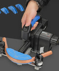 All Purpose Electric Pipe Tube Bender Offering Cordless 2000Mah Battery and Swift One Button Setup for Copper Tubing Up to Seven Eighths Inches, showing handle and bending die.