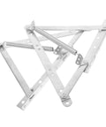 2 Pack Triangular Spring Lift Up Hinges For Sofa Beds And Furniture, hot rolled steel in silver color, elevates sofa bed base