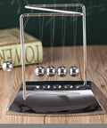 Two Pack Newton's Cradle Desk Toy For Totally Fun Science Learning Educational Pendulum Demonstration With Steel Balls