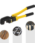 Heavy Duty Hydraulic Rebar Pliers, Portable Bolt Cutters With Box, handheld cutter for 4mm to 16mm wire on construction site.
