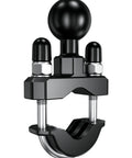 1 Inch Ball Handlebar U Bolt Mount Base Fits Round Rails 0.5 To 1.26 Inches RAM Mounts B Size Compatible With 1 Inch Ball Double Socket Arm