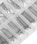Stainless Steel Watch Band Spring Bars And Link Pins Kit 360 Pcs Assortment For 6 To 23mm Straps in clear organizer box