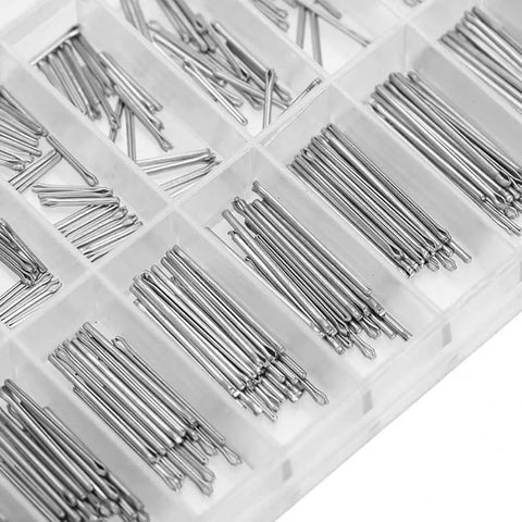 Stainless Steel Watch Band Spring Bars And Link Pins Kit 360 Pcs Assortment For 6 To 23mm Straps in clear organizer box