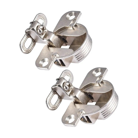 Rotating Concealed Cabinet Hinges 2 Pack Easy Install 97 Degree Folding Door Fittings For Wardrobe And Cupboard Smooth Surface Durable