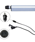 Kariwust FY031 recliner lift chair linear actuator, silver body with black end and circular connector