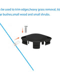 No Fuss Replacement Bladed Head With Spool Line For Ryobi 18V 24V 40V Weed Eater Trimmers Fits RY40210 And RY40210A