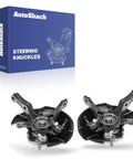 Front Steering Knuckles And Wheel Bearing Hub Assembly Replacement 2 Piece Set For 2012 Honda Civic, boxed kit view