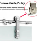 Heavy Duty Pulley Block With Bracket For Rope 2 Inch 304 Stainless Steel Sliding Gate Caster System With V Groove Rollers