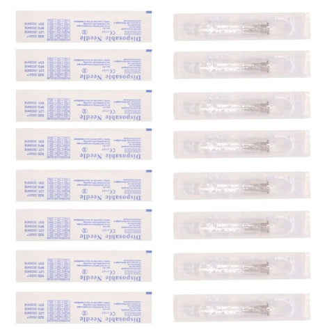 27 Gauge 1 Inch Luer Lock Needles, Pack of 100, Individually Sealed With Cap, Stainless Steel and Polyethylene Construction, Straight and Spiral Luer Locks to Prevent Dislodging, Durable Medical Syringe Tips, sealed packets