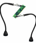 2 Pack Magnetic Soldering Helping Hands Third Hand Tools With Flexible Gooseneck Holding Circuit Board