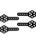 Aluminum Shock Mount Lift Kit Set For 1/10 Axial SCX10 SCX10 II 90046 D90 D110 RC Crawlers Black, CNC Machined 6061-T6, 4 Pack