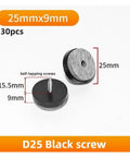 Heavy Duty Furniture Leg Floor Protectors With Smooth Felt Glide Pads For Chairs And Tables Easy Screw In Build Blocks Scratches Safeguarding Wood Floors Solid Three Dozen Pack Handles Various Sizes Adapts To Fit Any Leg To Fix Wobbly Legs Stress Free, 25mmx9mm black screw leveler pads with felt for furniture.