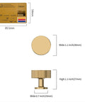 Champagne Bronze Cabinet Knobs 10 Pack Champagne Gold Cabinet Pulls dimensions with credit card size comparison