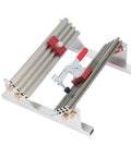 Dead On Positioning And No Sweat Quick Swap For Table Saws And Milling Machines Heavy Duty Aluminum Drawer Slide Jig Locator from top view.