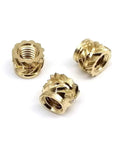 Threaded Insert Knurled Nuts Set Of 50 Or 100 For DIY Hacks And Home Projects Premium Brass Copper Embed Nuts For Hot Melt Injection Molding