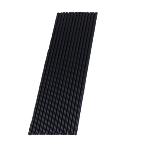 Rock Solid Heavy Duty 3D Printer Filament Rack 7 Tier Alloy Steel Spool Storage Stand Holding Up To 84 Spools with black filament rods.