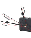 Ultra Quiet Quartz Clock Movement Replacement Kit With Silent Wall Clock Mechanism Hands And Motor Kit Easy Repair Parts