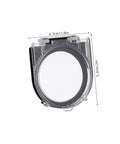 4 Pack Power Button Cover Protectors For Elevators And Washing Machines, Plastic Push Button Guard with dimensions shown