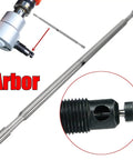 Nibbler Cutter Replacement Arbor For Sheet Metal, Double Head Cutting Tool Accessory, lightweight spare part in close-up view