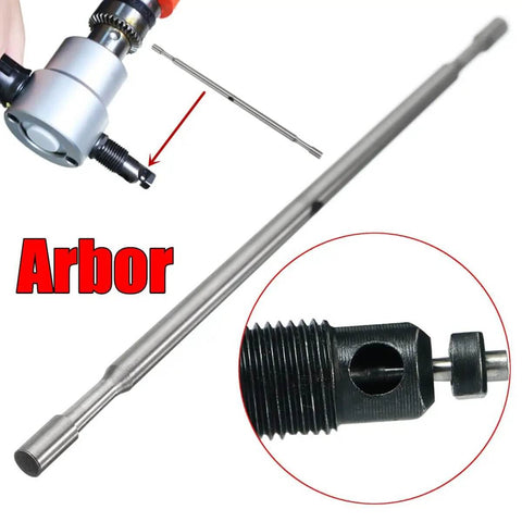 Nibbler Cutter Replacement Arbor For Sheet Metal, Double Head Cutting Tool Accessory, lightweight spare part in close-up view