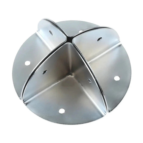 Tough As Nails 4 Piece Metal Luggage Corner Protectors Using 38mm Aluminum Edge Guards And Scalloped Design With Heavy Duty Flight Case Brackets To Keep Your Gear Badass And Scratch Free