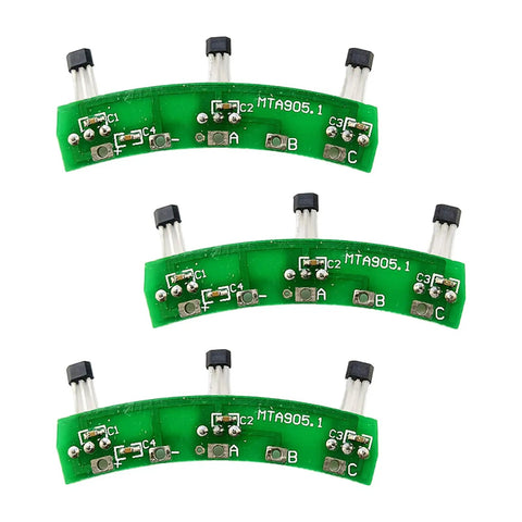 120 Degree Hall Effect Sensor Circuit Board With Aluminum Housing For Electric Bikes And Scooters Replacement Motor Hall Sensor Plate