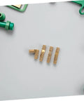 Brass Hidden Hinges for Jewelry Boxes and Keepsake Cabinets, Invisible Barrel Concealed Small Cylinder Door Hardware