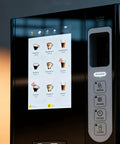 Bean To Cup Vending Machine With Touchscreen Fully Automatic Freshly Ground Coffee 24 Seven Self Serve For Office Mall Or Hospital Cashless Payment