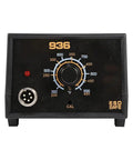 Hot Air Rework Soldering Station With 110V 60W Desolder Iron, 936 Power control panel with temperature dial