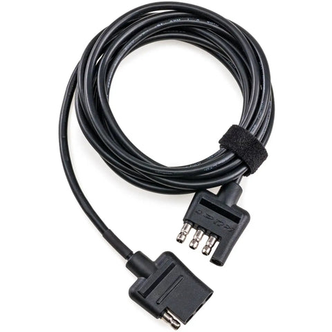 4 Pin Flat Rack To Car Wiring Harness Long For Bike Transport And Hitch Accessories APWHE2 Easy Install Universal Vehicle Wiring Cable With Quick Connect And Weather Resistant Build