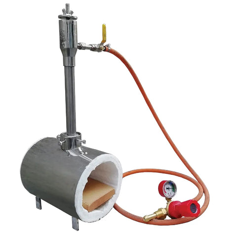 Propane Gas Forge With Single Burner Built Beefy Hot Up To 2600F Blacksmithing Forge For Knife Making And Farrier Work