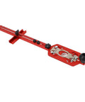Heavy Duty Router Milling Bracket With Dual Scale Circle Cutting Jig For Woodworking red aluminum router guide with handles