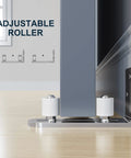 Bottom Floor Guide For Sliding Barn Door With Ball Bearing Adjustable Stay Roller, Wall Mount System, flush flat bottom design
