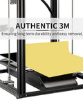 Universal 150x150mm Double Sided PEI Powder Sprayed Magnetic Spring Steel Flexible Build Plate installed on 3D printer
