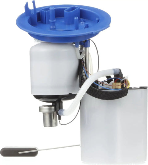 Heavy Duty OE Replacement Fuel Pump Module Assembly Fits Chevy Silverado Sierra Tahoe Suburban view from the side with blue top