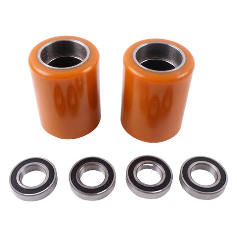 2X Load Wheel 51064639 Replacement For Jungheinrich EJE120 Pallet Jack - Heavy Duty Wheel Set, Easy Install, Durable, New Condition
