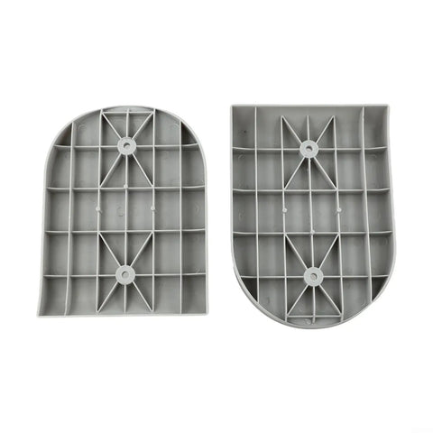Non Slip Stair Stepper Pedals Gray Pair For Climbing Equipment Gym Gear Made From ABS Plastic Durable Replacement Parts With Easy Screw Installation For Cardio Workouts, gray ABS