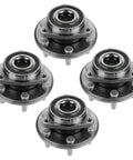 4 Piece Wheel Bearing And Hub Assembly Kit Front And Rear Set For Buick Enclave Chevrolet Traverse GMC Acadia Saturn Outlook Direct OEM Replacement Plus