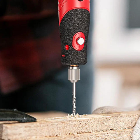 Plug In Corded Rotary Tool Kit With Electric Detail Sander And Tiny Grinder Pen For Precision Woodworking Metal Finishing And DIY Repairs No Battery Noise Free Power For Long Sessions drilling wood with bit