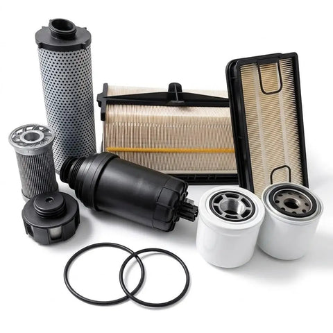 Premium Lmfqp Replacement Maintenance Filter Kit Oem 7295515 For Skid Steer And Track Loader Complete Oil Fuel Air Service Package 1000 Hour Upgrade, 8 piece set of oil, air, and fuel filters.