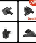 Straight Up Drop In Auxiliary Cooling Water Pump For Audi A8 Q5 R8 S4 S5 with multiple angles and details shown.