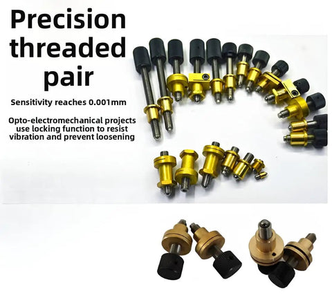 Hella Precise M6 Flat Tip Fine Adjustment Screw For Optical Bench Lock Thread Rod, assortment of fine adjustment screws.