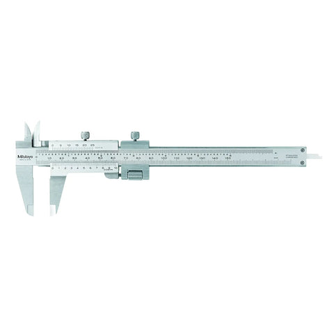 Vernier Caliper Crafted From Hardened Stainless Steel With Inch And Metric Readings, 0 To 5 Inch Range, 0.001 Inch Resolution