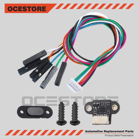 TOF10120 Laser Distance Sensor Module Rock Solid Range Finder With Plug And Play Usb Serial Ttl Interface Dead On Accuracy For Hobbyists And Engineers Built Like Iron, featuring multi-colored jumper wires and connectors.