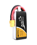 11.1V 1300mAh 45C LiPo Battery Pack With XT60 Plug For FPV Drones in black and orange casing