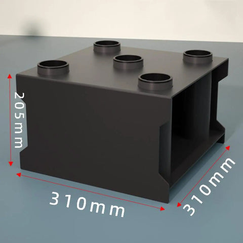 Barbell Holder Rack Vertical Storage Stand For Gym And Home Use Sturdy Steel Weightlifting Organizer with measurements