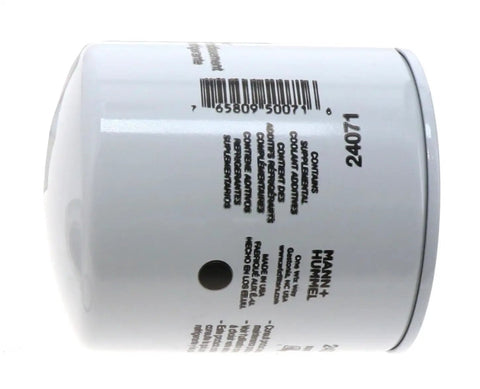 Heavy Duty Coolant Spin On Filter For Automotive Cooling System Durable Replacement Filter That Delivers Strong Cooling Performance Fits Most Cars And Light Trucks Easy Install Long Lasting Quality Pack Of 1, showing side view with barcode and text
