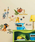 Lion King Peel And Stick Wall Decals Set Of 29 Vinyl Disney Wall Art For Kids Rooms Easy To Apply Removable And Repositionable