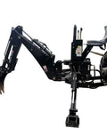 BH6600HT Beefy Heavy Duty 3 Point Hitch Backhoe For Tractors With 7 Ft Digging Depth 180 Degree Swing Side View